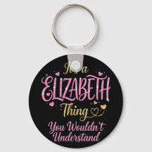 Det är en Elizabeth-sak Rosa Guld Kvinnor Present