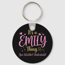 Det Är En Emily Sak Rosa Guld Kvinnor Gåva