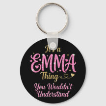 Det Är En Emma Sak Rosa Guld Kvinnor Present