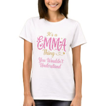 Det Är En Emma Sak Rosa Guld Kvinnor Present