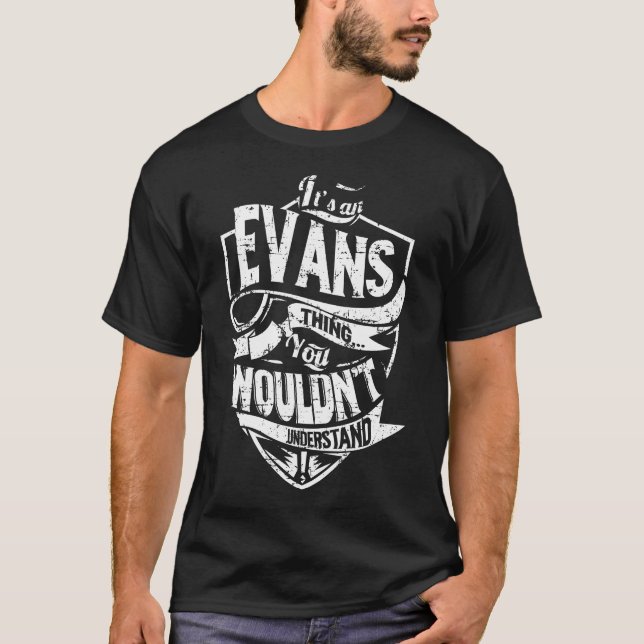 Det är en EVANS Sak T Shirt (Framsida)