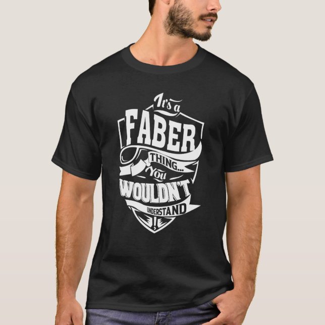 Det är en FABER Sak T Shirt (Framsida)