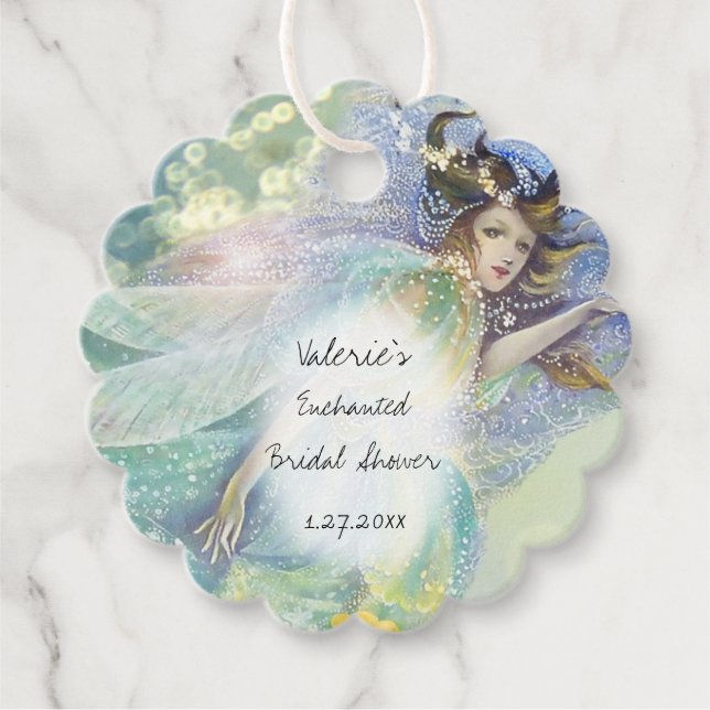 Det är en Fairy Lycklig-händelse Gåvor Etiketter (Framsida)