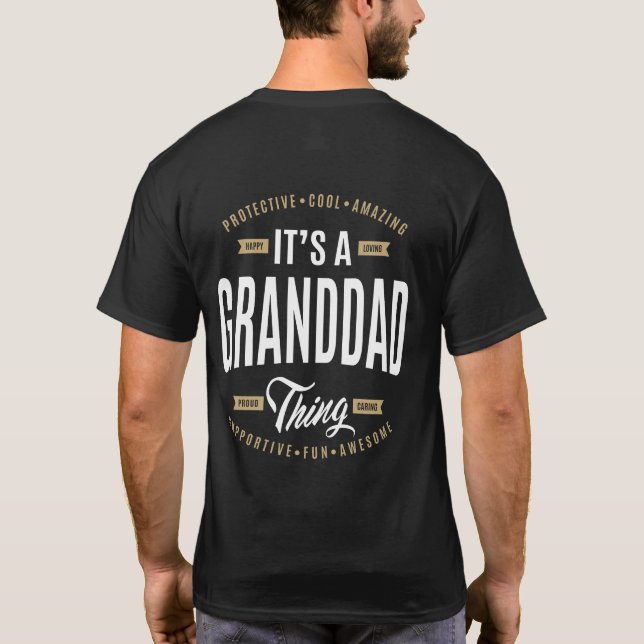 Det är en farfar Sak T-shirt (Baksida)