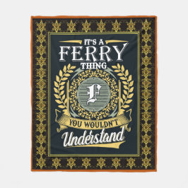 Det är en färja Sak du inte kunde förstå Fleecefilt