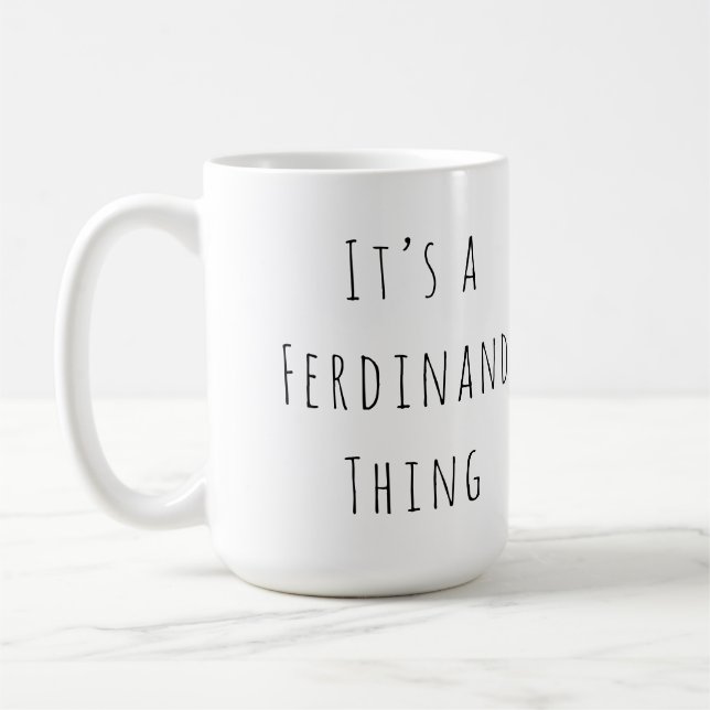 Det är en Ferdinand Sak Kaffemugg (Vänster)