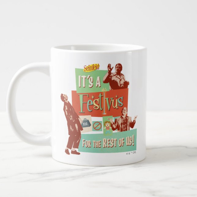 Det är en Festivus för resten av oss Jumbo Mugg (Vänster)