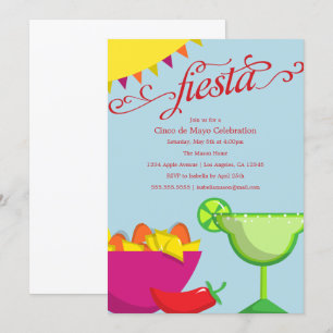 Det är en Fiesta!   Partinbjudan Inbjudningar