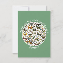 Det är en fjärils födelsedag, collageartiklar för  tack kort