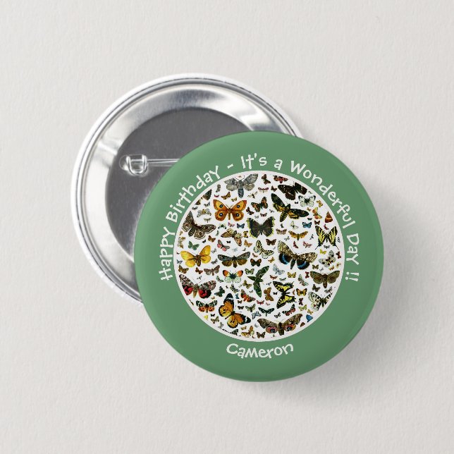 Det är en fjärilsfödelsedag, samlingsobjekt för Pa Knapp (Framsida & baksida)