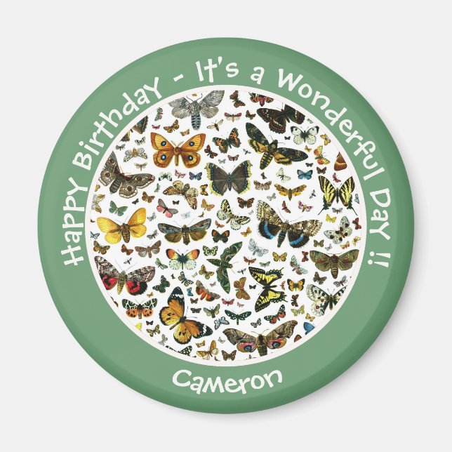 Det är en fjärilsfödelsedag, samlingsobjekt för Pa Magnet (Framsidan)