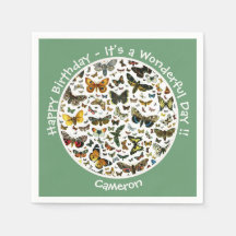 Det är en fjärilsfödelsedag, samlingsobjekt för Pa