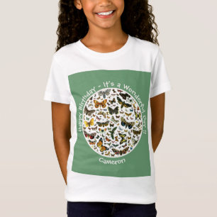 Det är en fjärilsfödelsedag, samlingsobjekt för Pa T Shirt