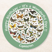 Det är en fjärilsfödelsedag, samlingsobjekt för Pa