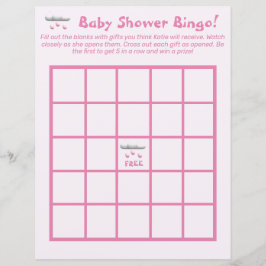 Det är en flicka Anpassade Baby Shower Bingo