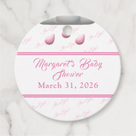 Det är en flicka Anpassade Baby Shower Gåvor Etiketter