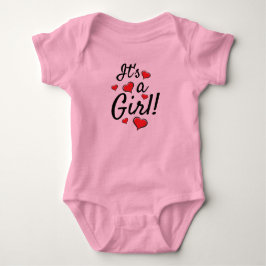 Det är en flicka! Baby Gender Reveal T Shirt