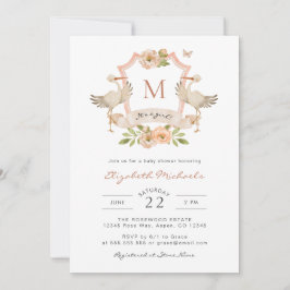 Det är en flicka! Baby Shower Inbjudningar