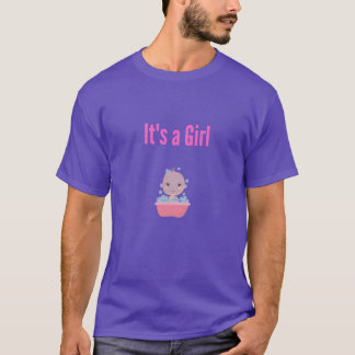 Det är en flicka - Bubbelbad T Shirt