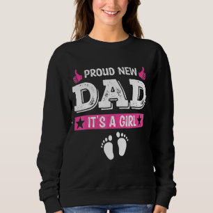 Det är en flicka Cute Baby Fars dag T Shirt