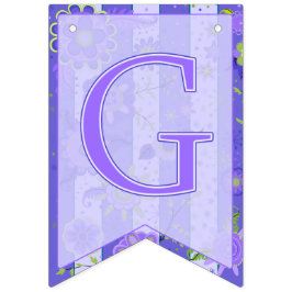 Det är en flicka! Elefanten blommar purpurfärgade Vimplar