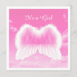 Det är en flicka, ett platt kort, ett vitt kuvert meddelande