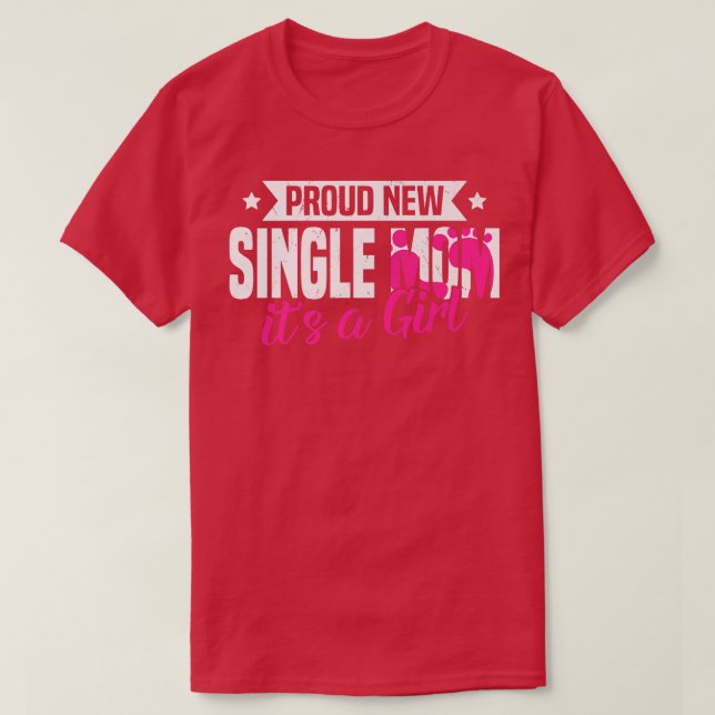 Det är en flicka Gende. T Shirt (Design framsida)