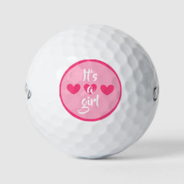 Det är en flicka (gender Disaster) golf bollar