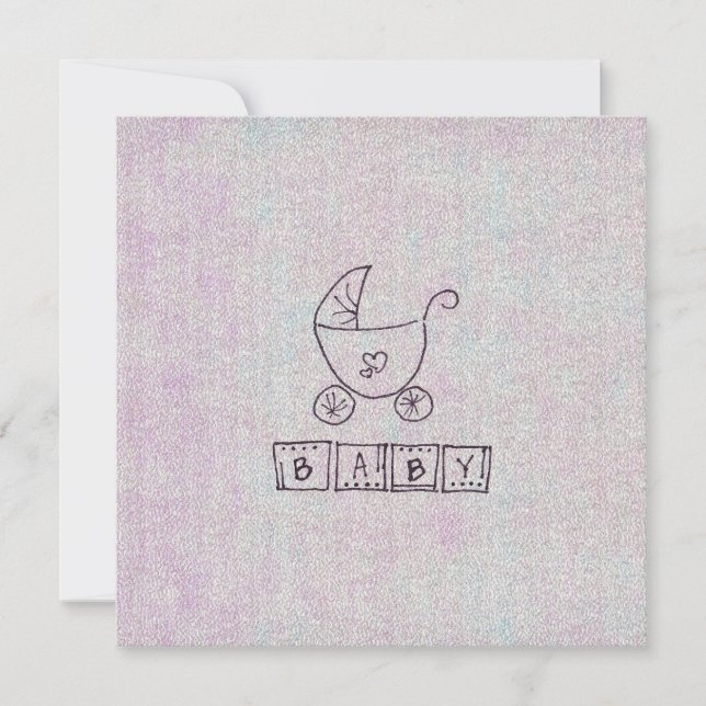 Det är en flicka inbjudningar (Framsida)