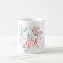 det är en flicka kaffemugg