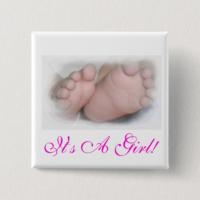 Det är en flicka! Knäppas Knapp (Framsida)