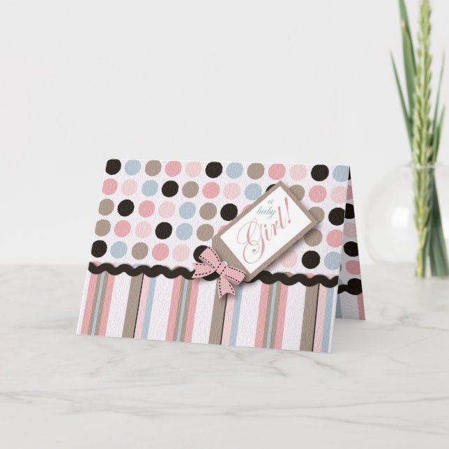 Det är en flicka! Kort (Framsida)