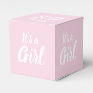 Det är en flicka, ljusare rosa barndusch, gender presentaskar
