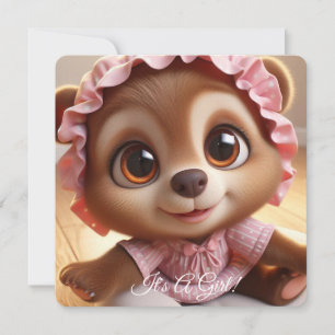 Det är en flicka! meddelande