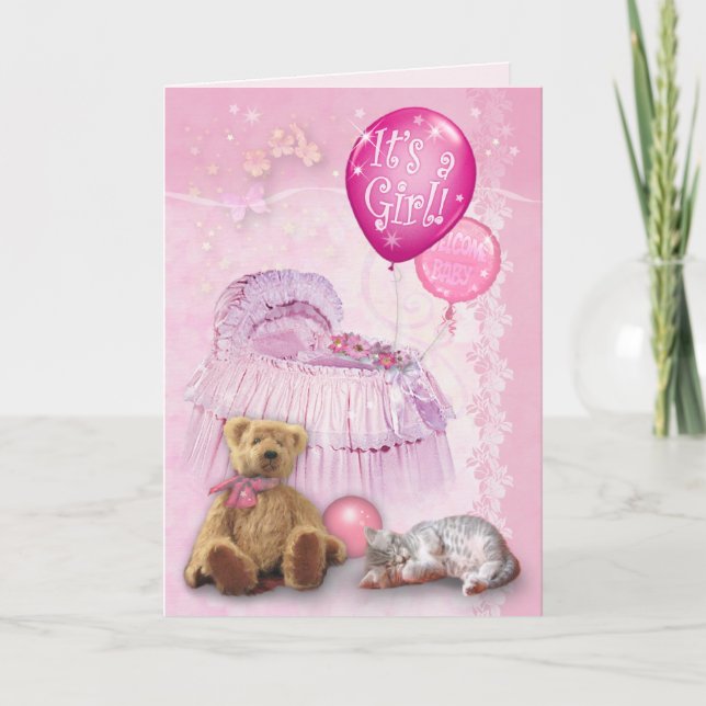 Det är en flicka! Meddelande (Framsida)