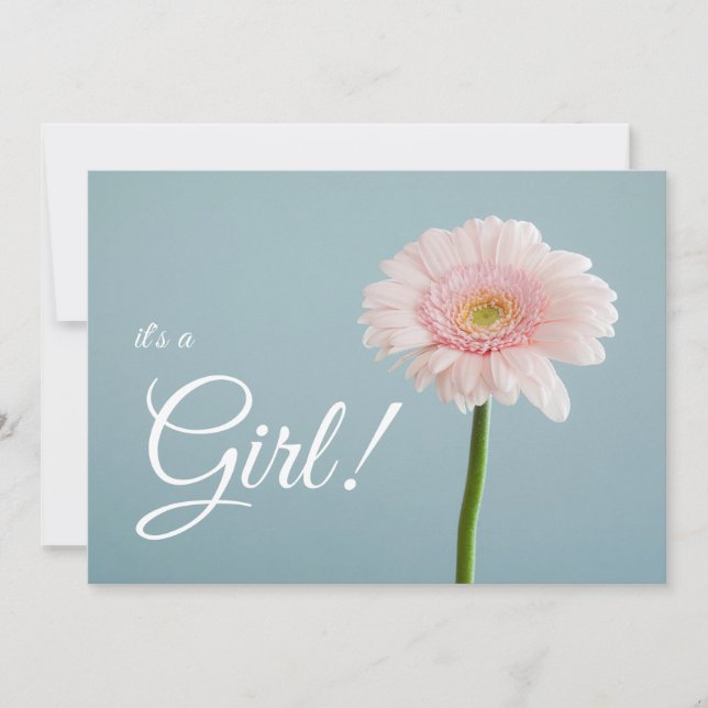 Det är en flicka! meddelande (Framsida)