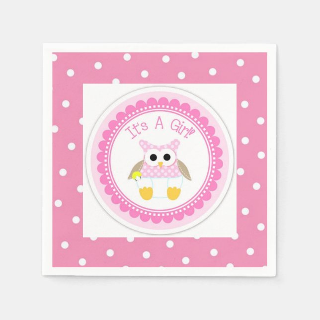 Det är en flicka pappersservett (Framsidan)