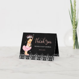 Det är en flicka Princess Baby Shower Tack