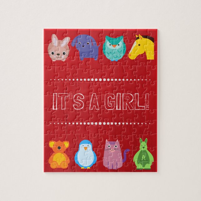 Det är en flicka! pussel (Vertikal)