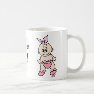 Det är en flickamugg kaffemugg