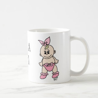 Det är en flickamugg kaffemugg