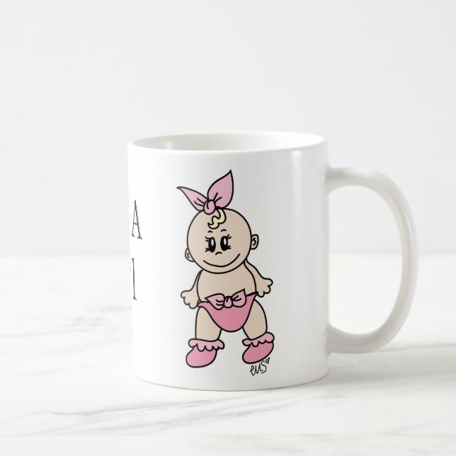 Det är en flickamugg kaffemugg (Höger)