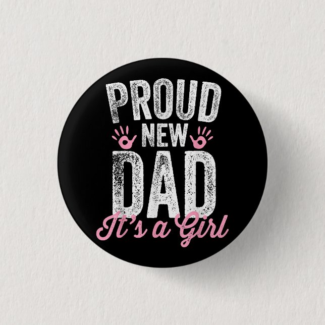 Det är en flickgåva från Far att vara snart. Knapp (Framsida)