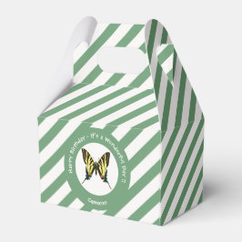 Det är en Födelsedagsfest för Skrussvanselfjäril. Presentaskar