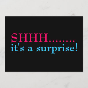 Det är en förvånansvärd Födelsedagsfest! TREDJE Inbjudningar