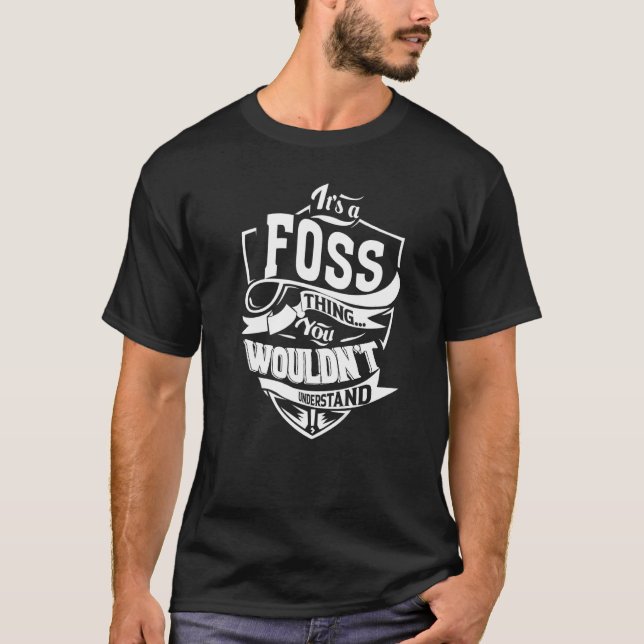 Det är en FOSS-sak T Shirt (Framsida)