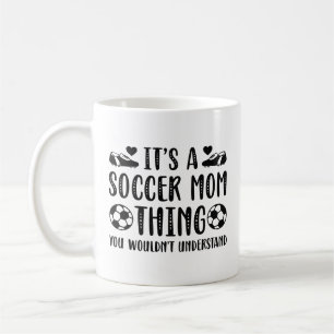 Det är en fotbollsspelare Mamma Sak Kaffemugg