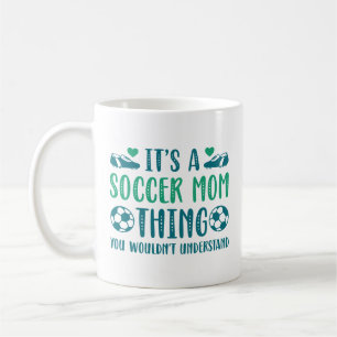Det är en fotbollsspelare Mamma Sak Kaffemugg