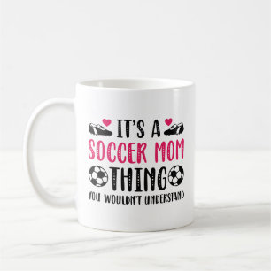Det är en fotbollsspelare Mamma Sak Kaffemugg