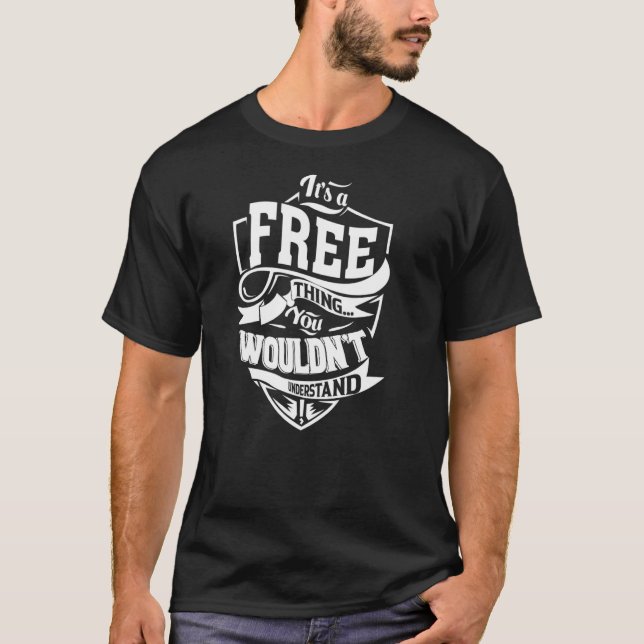 Det är en FREE Sak T Shirt (Framsida)